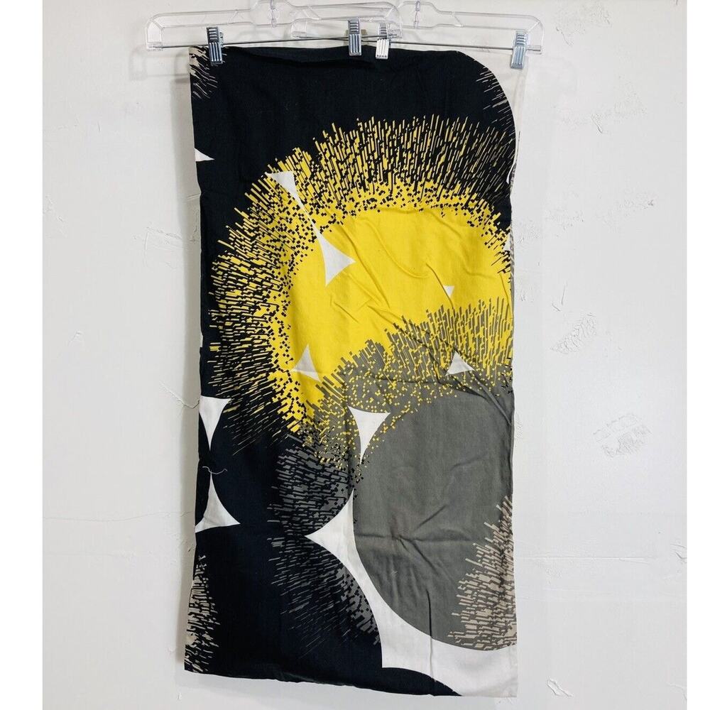 IKEA Pillow case Sham White Black Yellow Bolltistel Replacement for Bed Set Cove